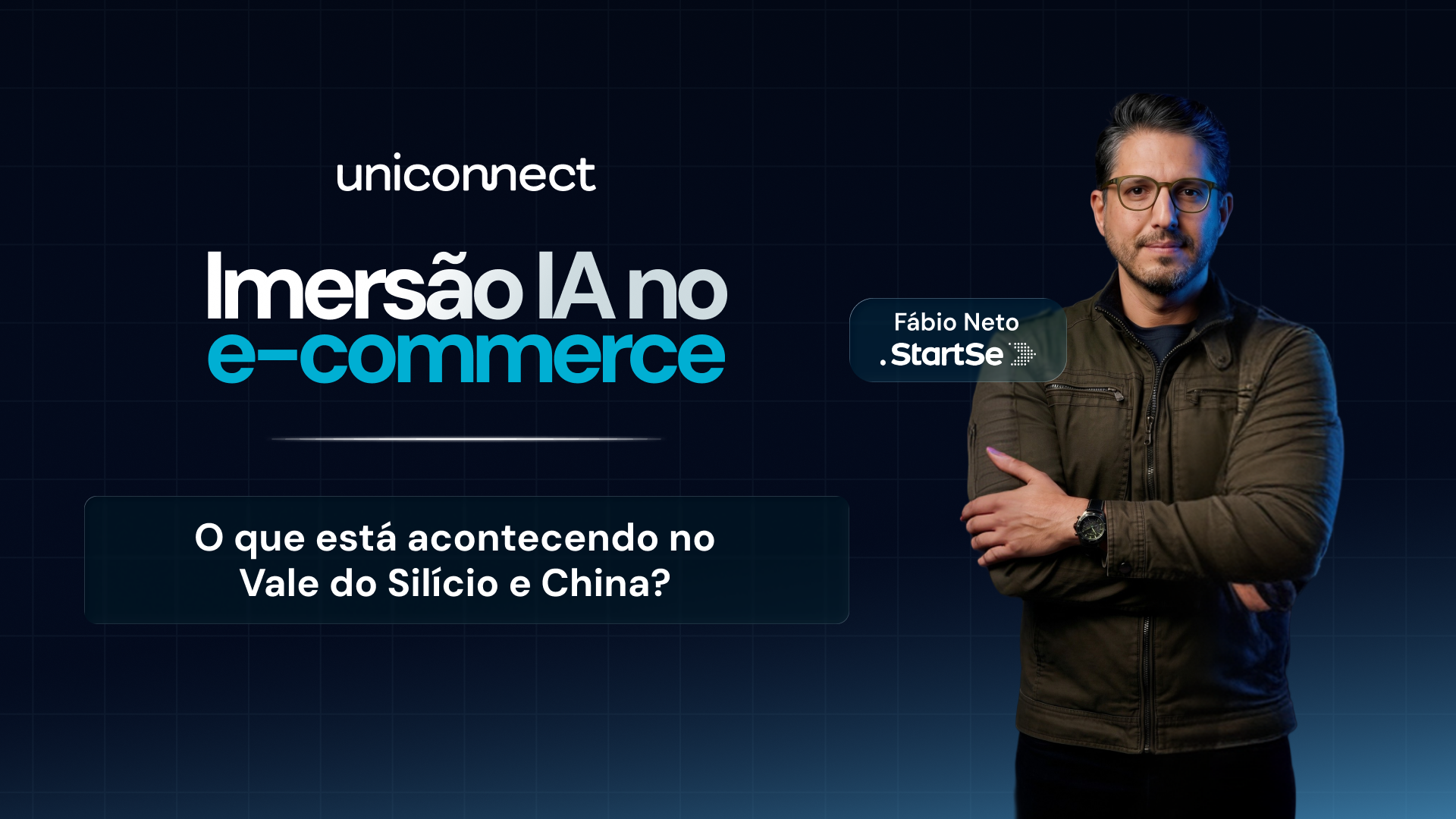 Arte da palestra O que está acontecendo no Vale do Silício e China? com Fábio Neto